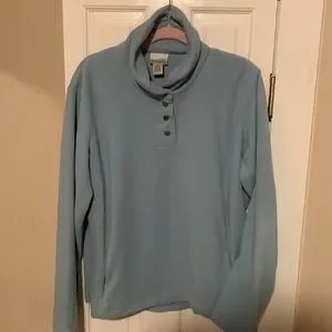 Sahali Butter Fleece mock neck pull over fleece 1/4 snap